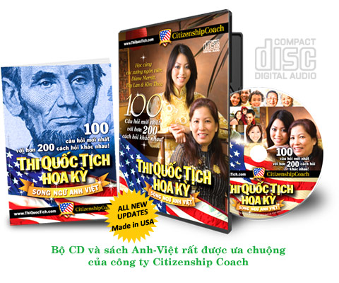 CD song ngữ Anh-Việt học thi quốc tịch